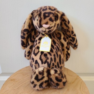 Jellycat Cobblehop Leopard Print Bunny Ruby Cruiser Exclusive | eBay