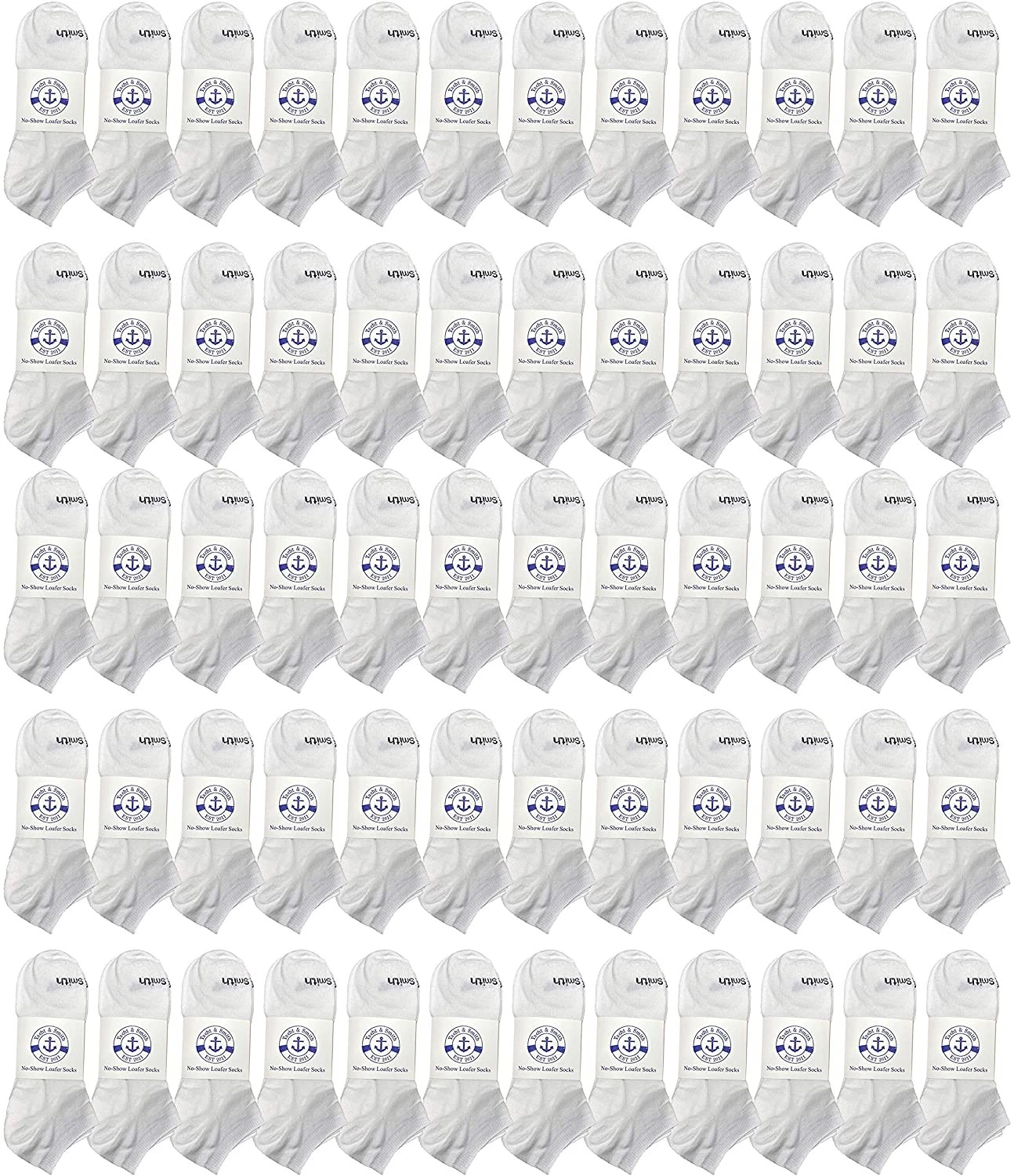 120 Pairs Yacht & Smith Low Cut Socks Thin Comfortable Lightweight Sport Socks