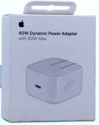Apple 40W Dynamic Power Adapter with 60w Max