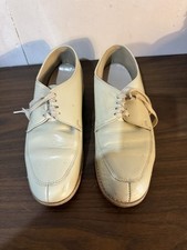 Vintage buty do kręgli Brunswick męski rozmiar US 8 Beige Laced