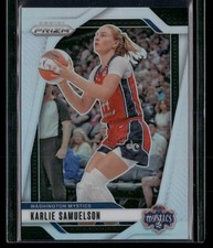 2024 Panini Prizm WNBA #82 Karlie Samuelson Silver Prizms Washington Mystics