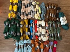 Laine Colbert DMC large lot of 100 wool pull skein various colors - lot of 60