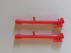 Set of 2 1988 Vintage GI Joe Tiger Force TIGER SHARK Side Cannon Deck Pair Lot