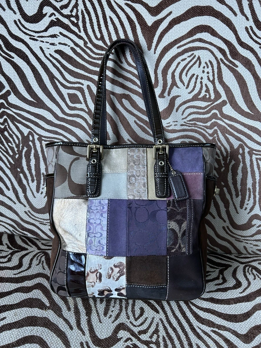 Coach Patchwork Shoulder Bag Medium Bags & Handbags for Women for
