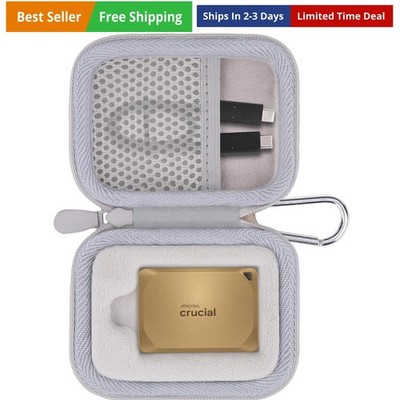 for Crucial X10 Pro / X10 / X9 / X9 Pro 1TB/2TB/4TB/8TB Portable SSD Hard Cas...