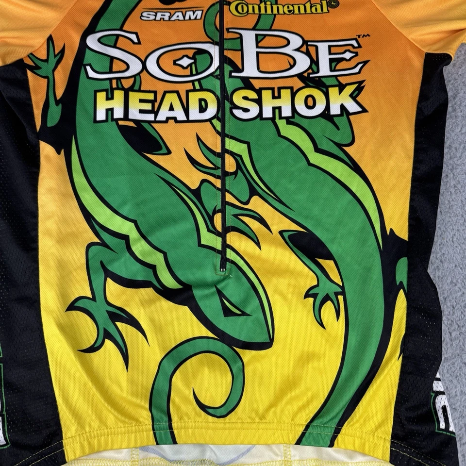 VTG Cannondale Jersey Men’s Lg Sobe HeadShok Bike 3/4 Zip Cane Creek USA Shirt - Image 2 of 4