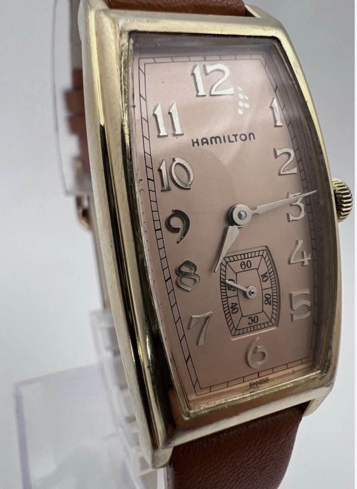 Esfera Hamilton Tank Salmonish vintage para hombre edición registrada Foto 2 de 4