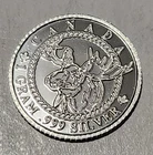 CANADA 1 GRAM .999 FINE SILVER ROUND