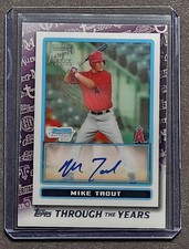 2021 Topps - Topps Through the Years Facsimile Reprints Mike Trout #TTY-28