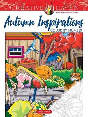 Creative Haven Autumn Inspirations Color by Number by George Toufexis (English)