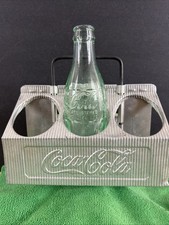 Lot de 6 porte-bouteilles porte-bouteilles Coca-Cola vintage en métal années 50 porte-bouteilles Coca-Cola aluminium