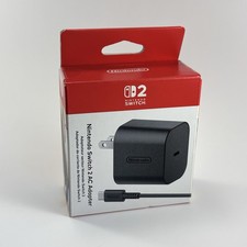 Nintendo Switch 2 Official AC Adapter USB-C 60W Charger NGN-01 OEM New