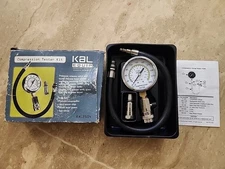 Engine Compression Test Kit Kal Equip. BK.700-1095  Gauge, Hose, And Adapter 