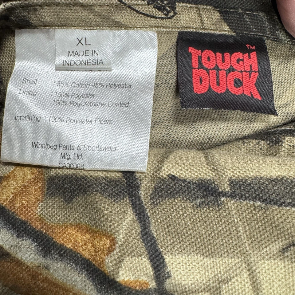 Colete de caça Tough Duck masculino XL reversível Realtree camuflado laranja chama isolado - Imagem 4 de 4