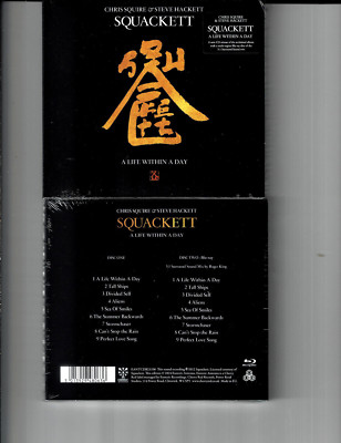 SQUACKETT SQUIRE/HACKETT-LIFE WITHIN A DAY (CD&B-RAY) NEW*18 TRACKS*