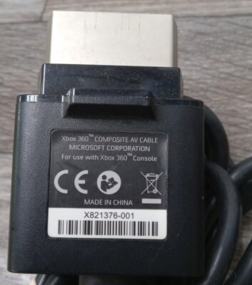 Genuine Microsoft Xbox 360 Slim HD Component AV Cable
