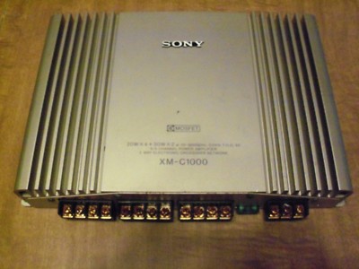 SONY XM-C1000 アンプ SONY XM-C1000 6/5-channel AMPLIFIER AMP | eBay