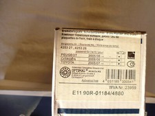 Plaquette de frein Citroen C1