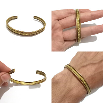 VINTAGE TRADITION BRACELET EXTREMELY ANCIENT BRONZE MUSEUM ARTIFACT STYLE ROMAN