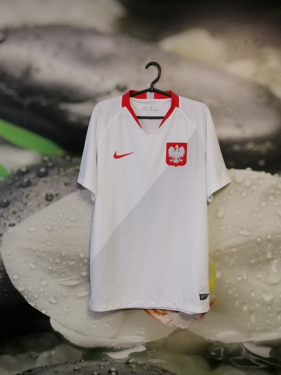 Poland 2018 - 2019 home football shirt jersey Nike size M | eBay