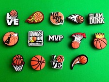 Basketball MVP Lot - Slam Dunk Shoe Charms for Crocs - Perfect Gift for Fans