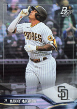 Manny Machado Bowman Platinum 2021 Baseball Card #62