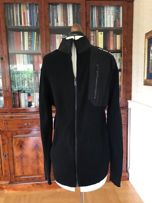 JEAN PASCALE SCHWARZE STRICKJACKE *GR.L* SUPER COOL*TOP NEUWERTIGER ZUSTAND!