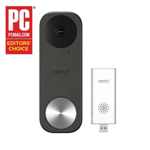 Remo+ RemoBell S WiFi Video Doorbell Camera with Wi-Fi Chime