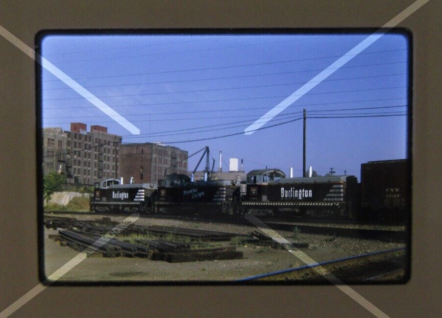 Original '69 Kodachrome Slide BN CBQ Burlington Northern Route
