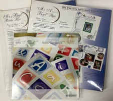 NEW Creative Memories IT  S A BOY 12x12 Album 3 Pc Bundle w/ ABC Monograms - NIP