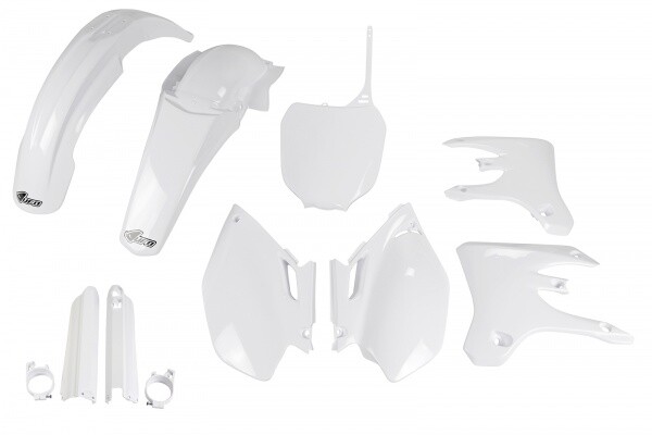 Set Plastics Motorradverkleidungen Full Yamaha YZF 250 - 450 2003 - 2005 Weiß-image