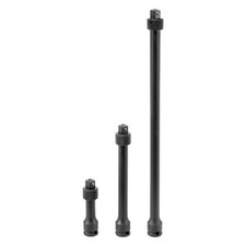 Grey Pneumatic 38 Drive Locking Pin Impact Extension Set 3 Pieces