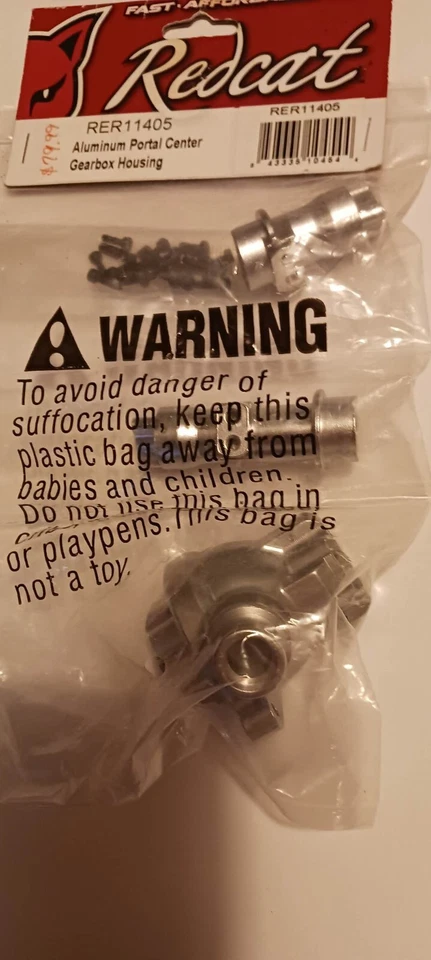 Redcat Gen8 Alum Portal Center Gearbox Housing RER11405 & RER11325 Center Skid P - Image 4 of 4