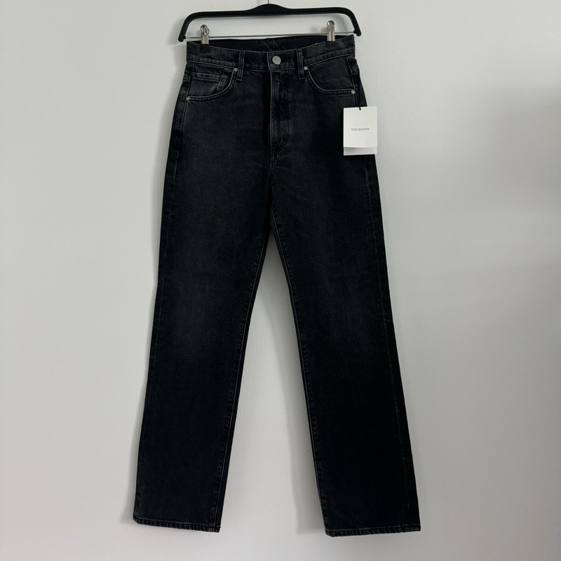 Goldsign NWT The Mellery Jeans Washed Black Jeans Women’s Size 25