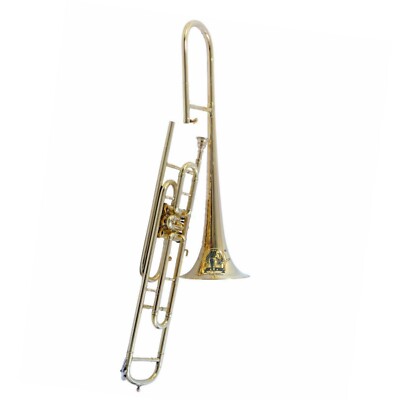 SOUND SAGA Valve Trombone Bb Pitch Including Mouthpiece & Carry case (Gold)