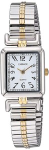 Timex Women's Carriage Quartz Two Tone Stainless Steel Expansion Watch C2A971