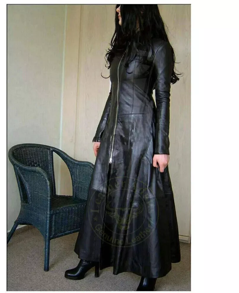 Genuine leather hotsell maxi dresses