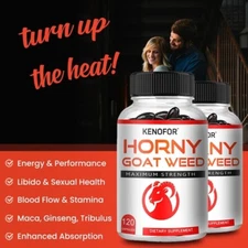 Horny Goat Weed, Men's Maca Tribulus 30 To 120 Capsules