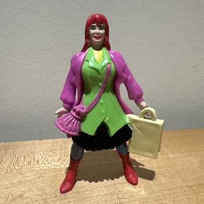 Marvel Mary Jane Watson Spiderman Figure With Snap On Outfit 1995 McDonald's