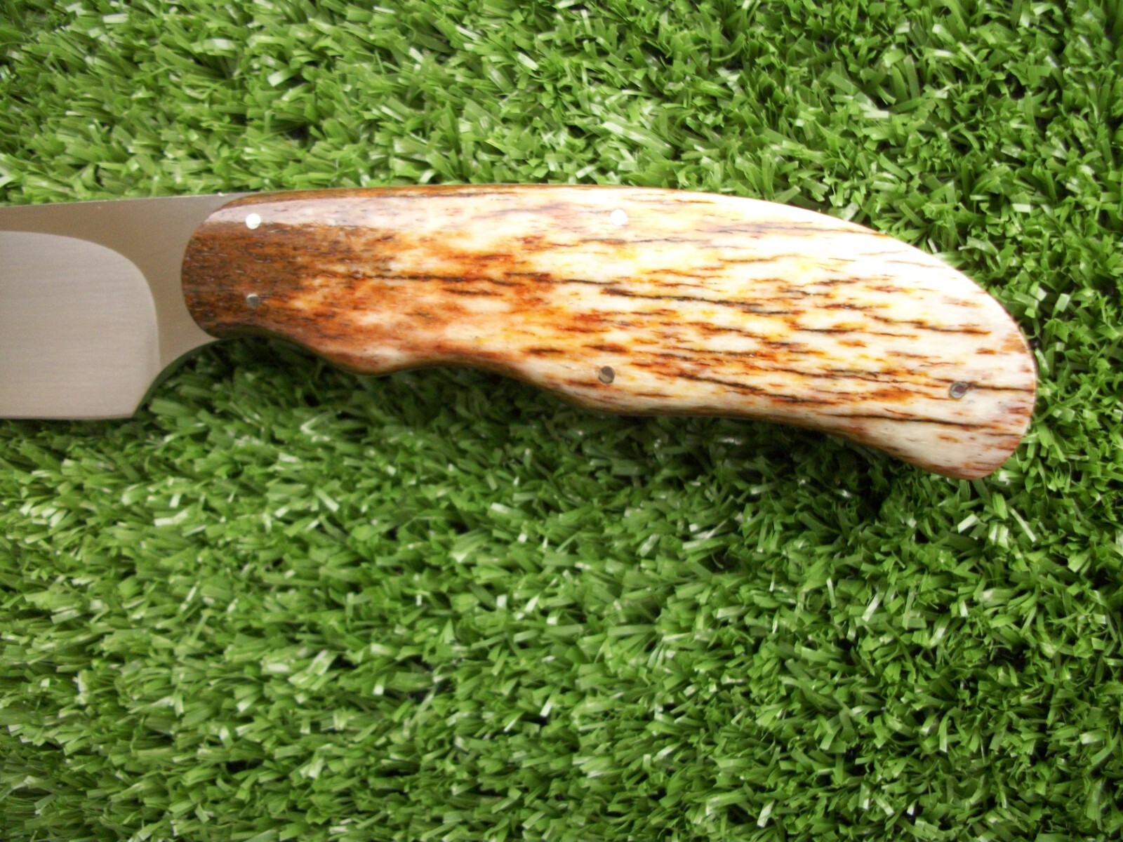 Arno Bernard Sr. Handmade 7 1/2 " Custom Knife w/RHB Sheath Unused