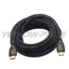 Ultra Flexible 50FT HDMI Cable Audio 1080P 3D Lead Supports Double-Screen Mode
