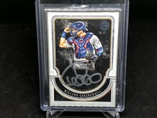 WILLSON CONTRERAS 2018 TOPPS MUSEUM COLLECTION SILVER FRAMED ONCARD AUTO #D 9/15