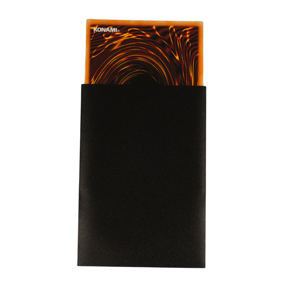 60 Matte Schwarze Kartenhüllen Small Size 62 X 89 Mm – Perfekt Für Yu-Gi-Oh! & Cardfight!!