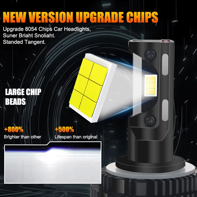 Kit de conversão de lâmpadas de faróis de LED H7 personalizadas feixe alto baixo para VW Golf GTI MK7 R - Imagem 3 de 4