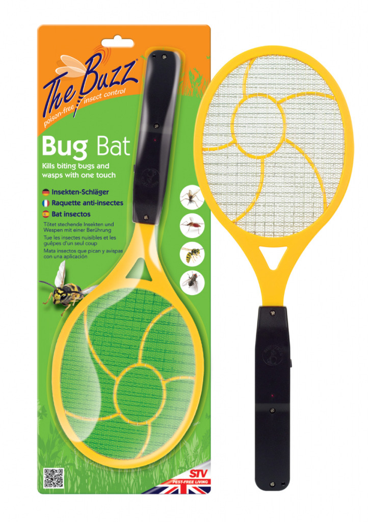 Zero In STV882 Bug Bat Insect Zapper - Kills Flies Bugs Mosquitoes Midges Wasps