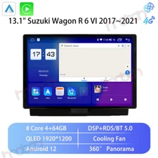13.1" Android 12 Car Stereo Radio for Suzuki Wagon R6 VI 2017~21 GPS NAV Carplay