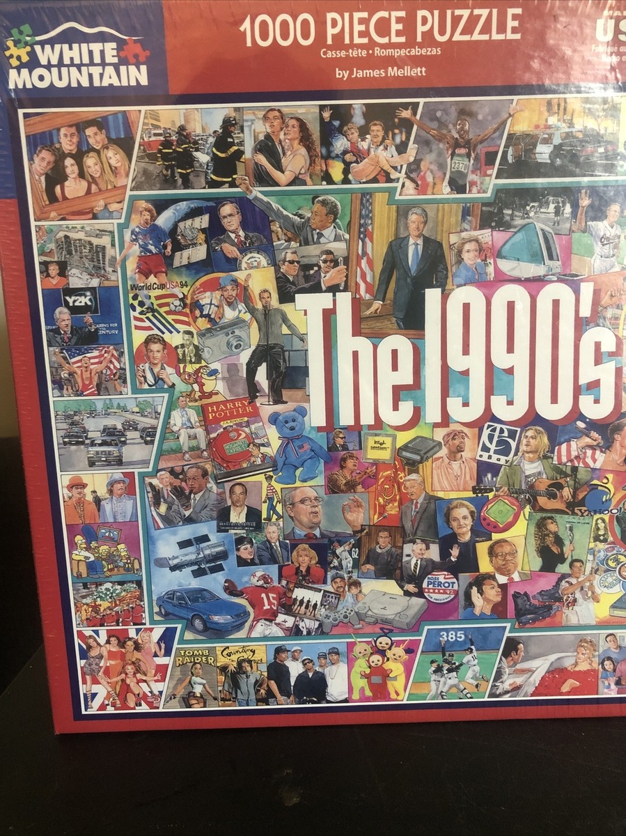 ジグソーパズル 90s Jigsaw puzzle 1990s 90s Pop Culture 1000 Piece Jigsaw Puzzle White Mountain Kids