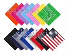 NEW PAISLEY COTTON PRINT SCARF BANDANA HANDKERCHIEF BANDANNA HEAD WRAP DURAG  