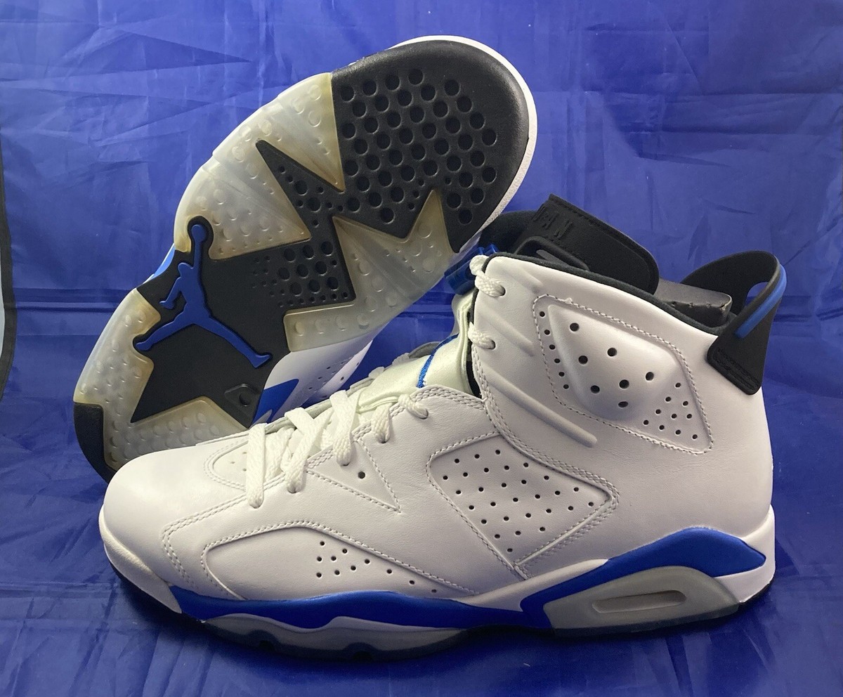Air Jordan 6 ブルー/ホワイト27.5cm Nike Jordan Air Jordan 6 Olympic Retro Jordan Ⅵ