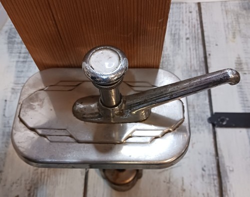 Antigua bomba dispensadora de acero inoxidable para helados fuente de soda de jarabe de colección 14" - Imagen 3 de 7